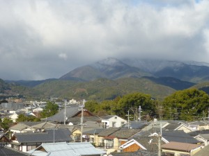 初雪！